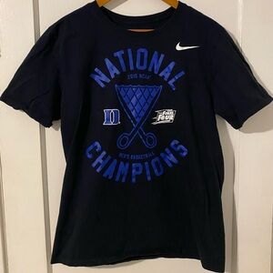 Duke Nike 2015 Basketball National Champions Men’s Large T-shirt